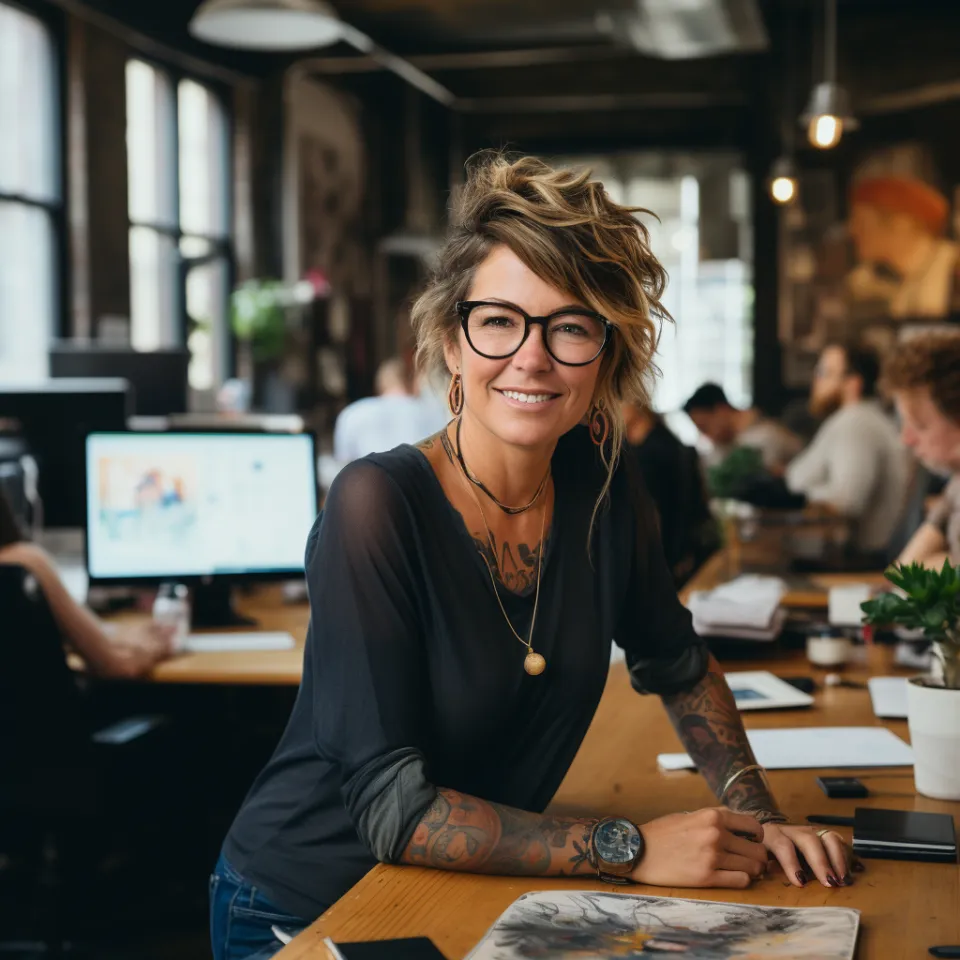Maja Sattler präsentiert ein Konzept